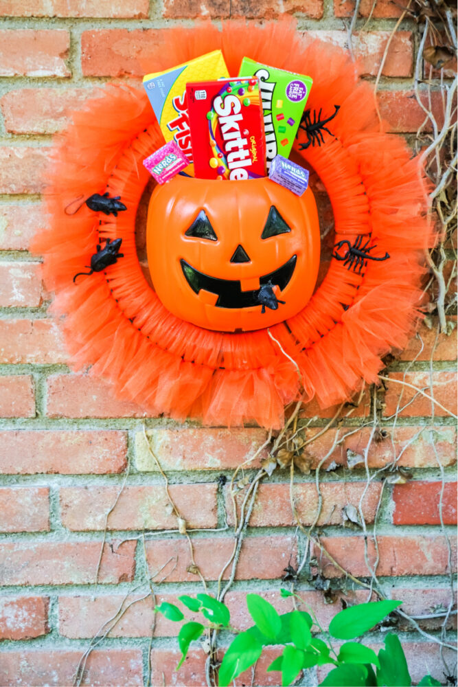 Halloween Candy Wreath