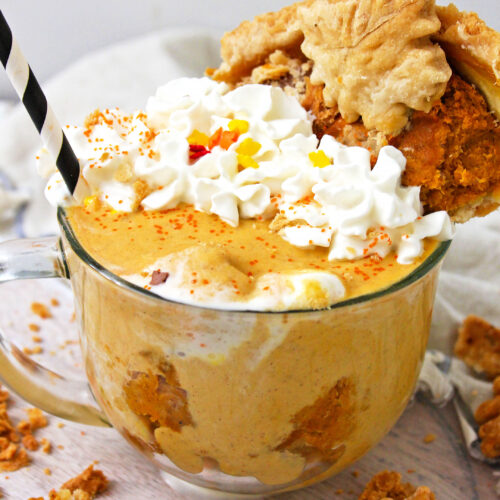 Pumpkin pie milkshake