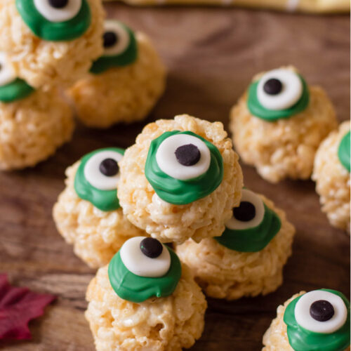 Rice Krispie Eyeballs