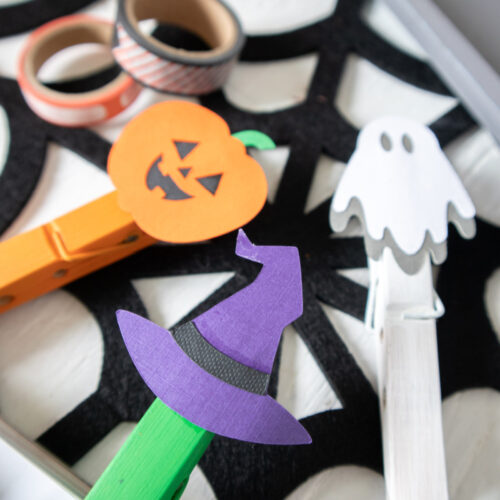 CRICUT HALLOWEEN CHARACTERS CLOTHESPINS