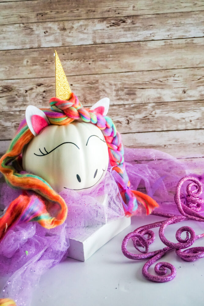 Cricut Unicorn Pumpkin