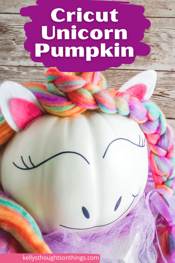 Cricut Unicorn Pumpkin