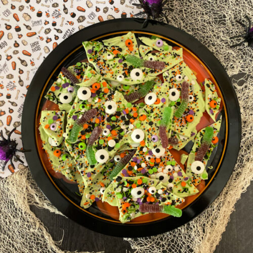 Monster Mash Bark on table