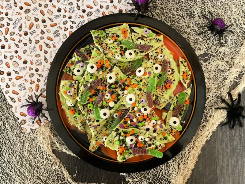 Monster Mash Bark on table