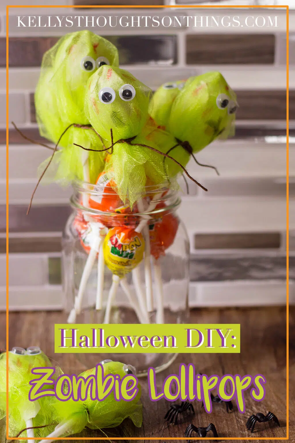 DIY Monster and Zombie Lollipops