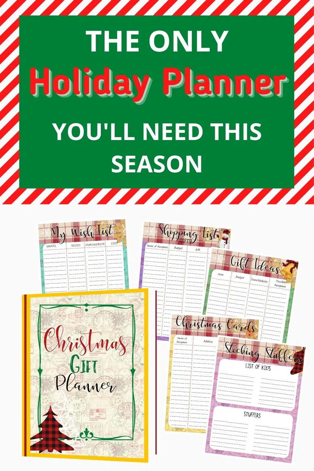 Christmas Gift Planner Printable
