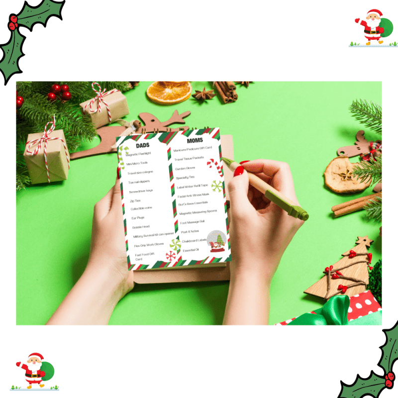 Stocking Stuffer List Printable