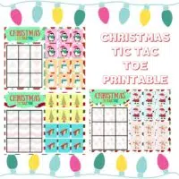 CHRISTMAS TIC TAC TOE PRINTABLE