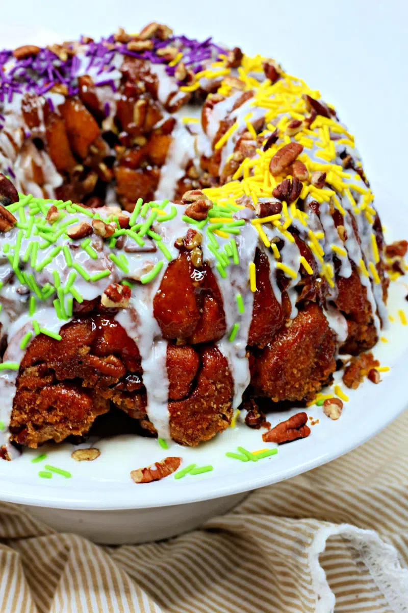 Mardi Gras Monkey Bread