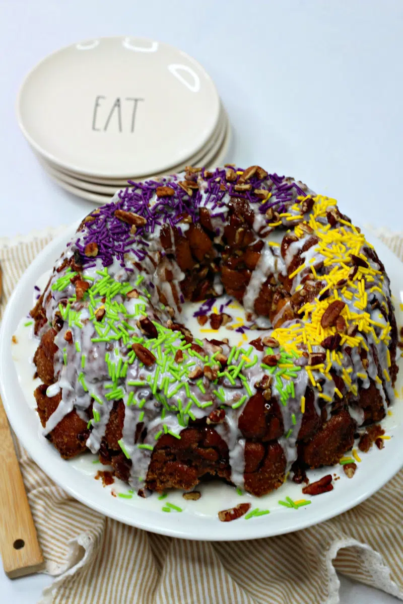 Mardi Gras Monkey Bread