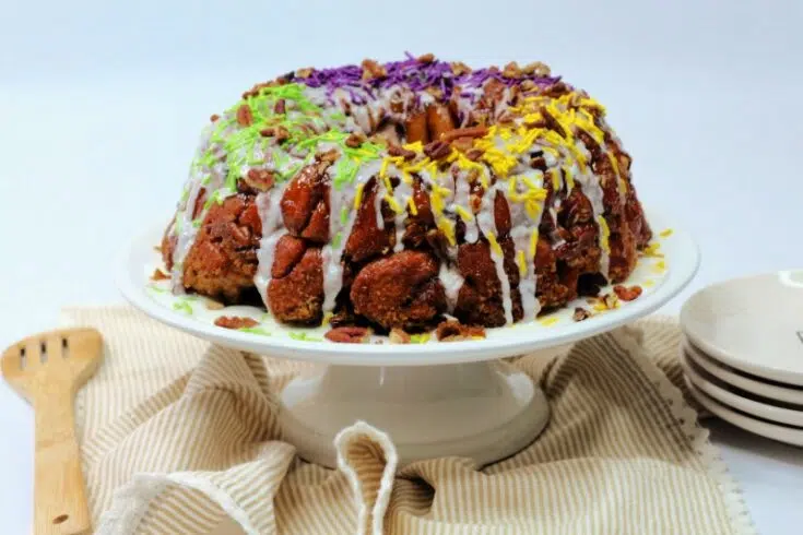 Mardi Gras Monkey Bread