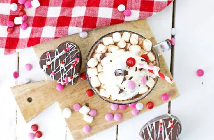 Valentine’s Day Hot Chocolate Bombs