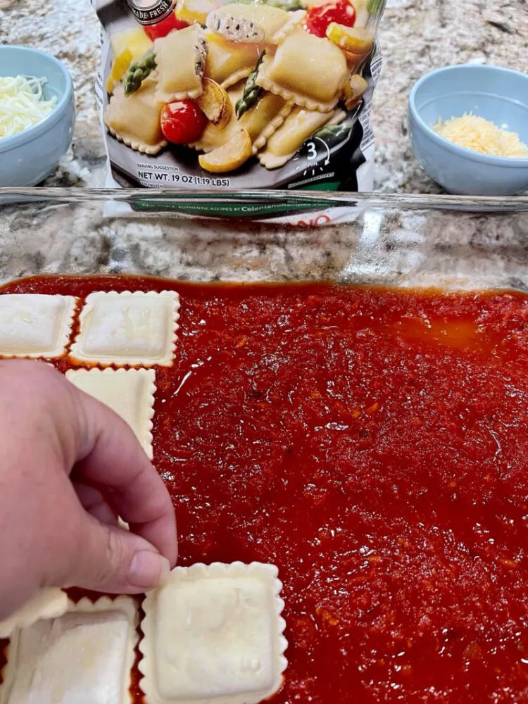 Five-ingredient Ravioli Lasagna