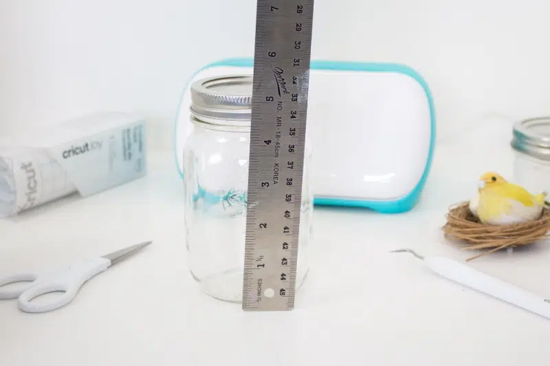 measuring glass jars