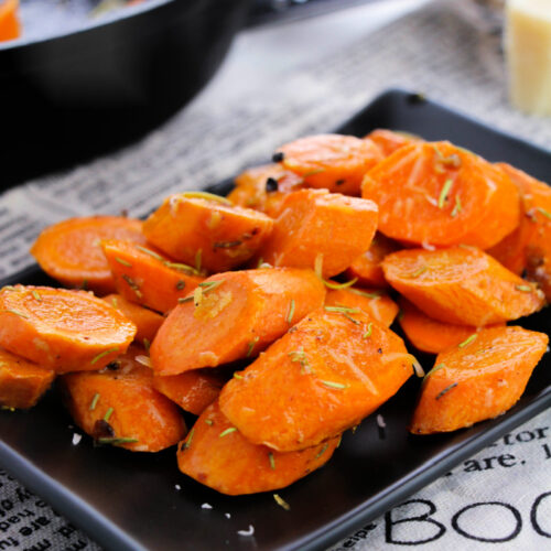 Garlic Parmesan Carrots