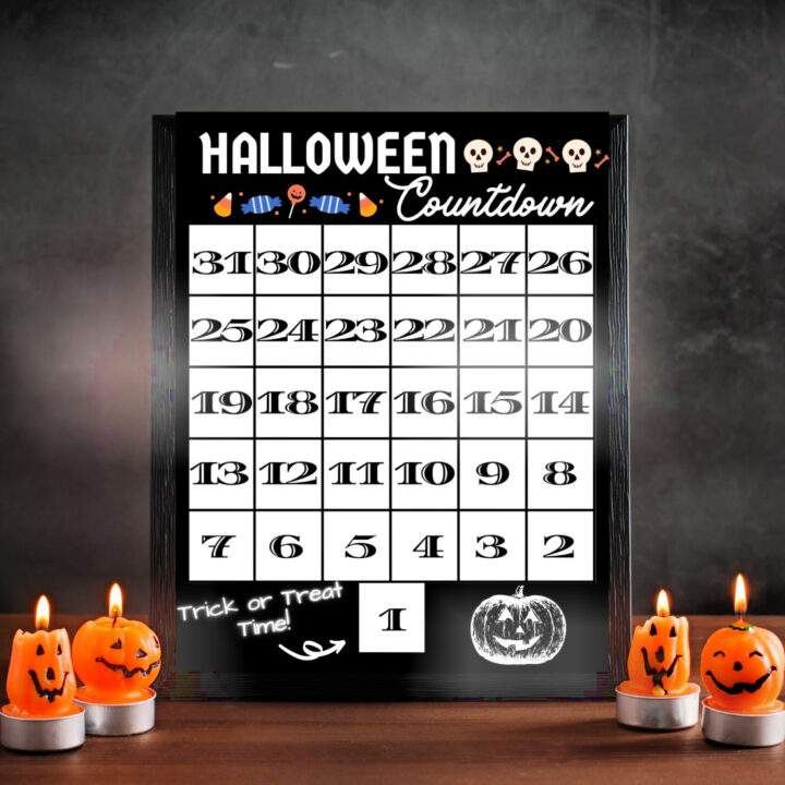 Halloween Countdown Printable