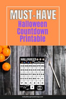 Halloween Countdown Printable: Time to Count Down