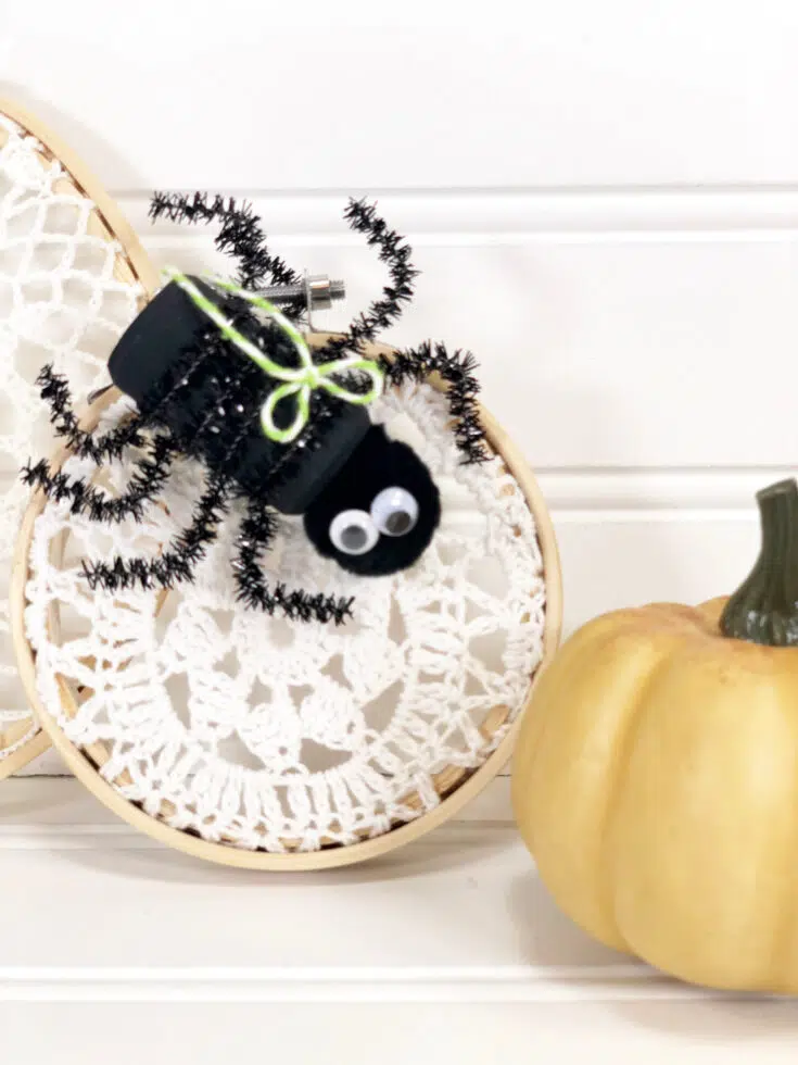 LACE SPIDERWEB HOOP CRAFT