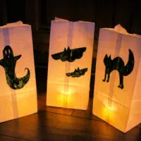 Spooky Paper Luminaries Craft