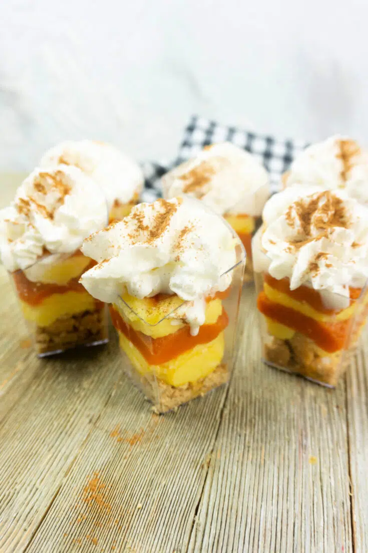Pumpkin Vanilla Cheesecake Mini Trifle