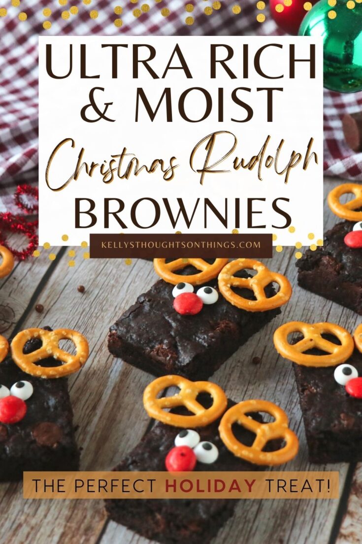 Christmas Rudolph Brownies Recipe