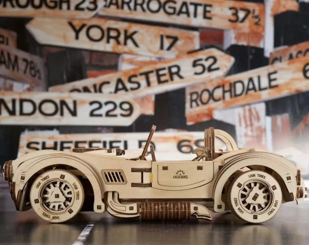New Ugears Wooden Model Kit: Ugears Drift Cobra 