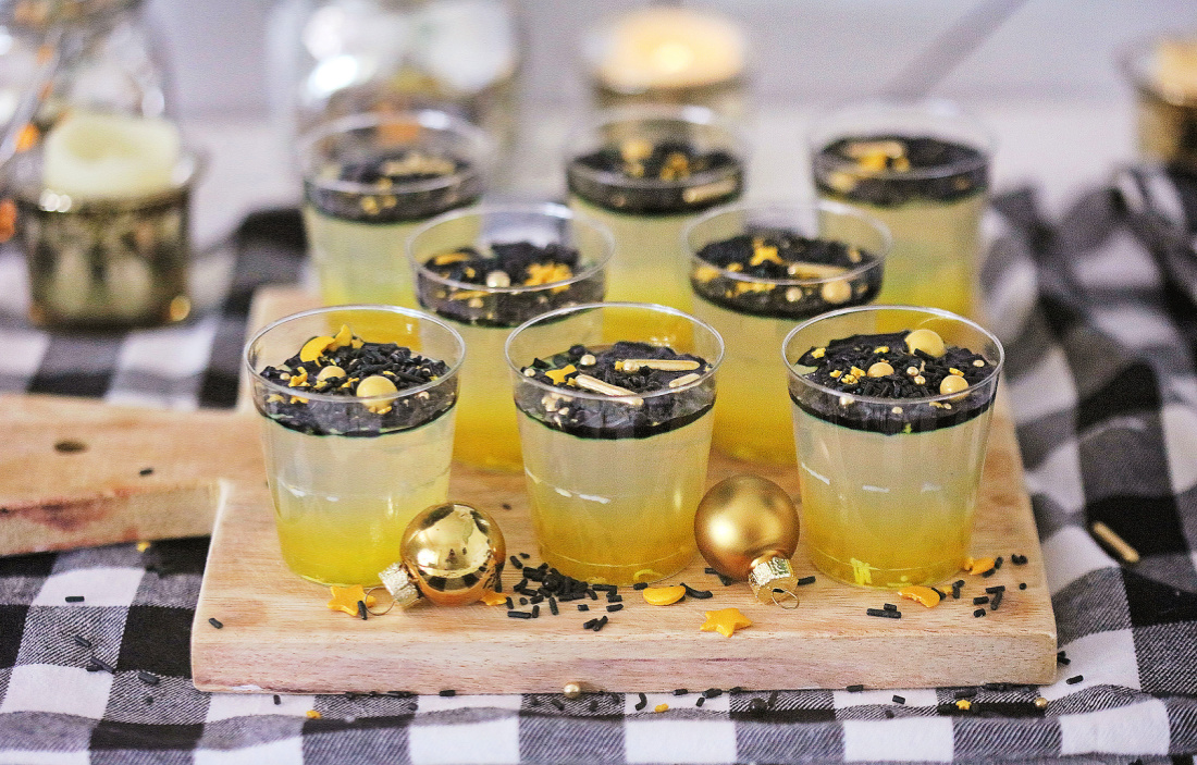 New Year’s Eve Champagne Jello Shots