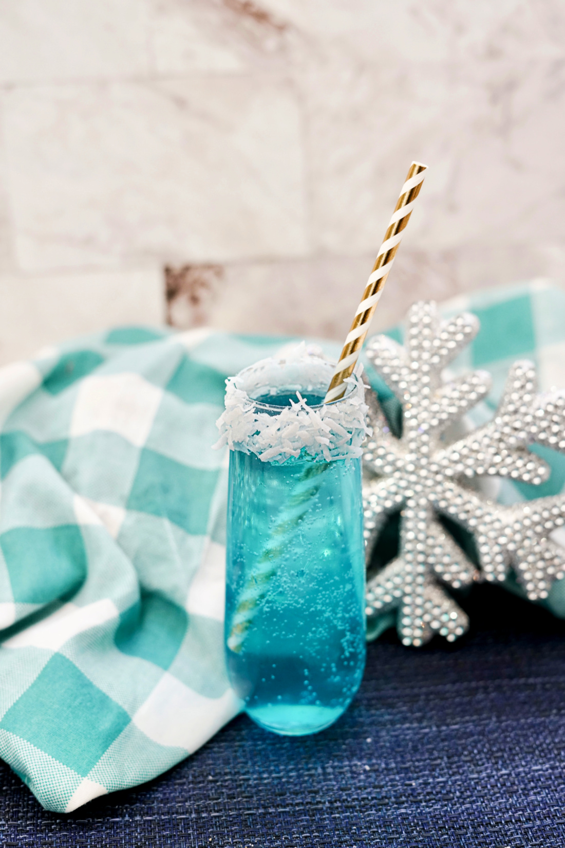 Sparkling Jack Frost Cocktail