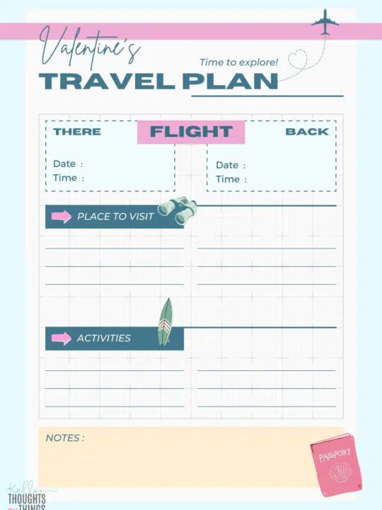 Valentine's Travel Planner