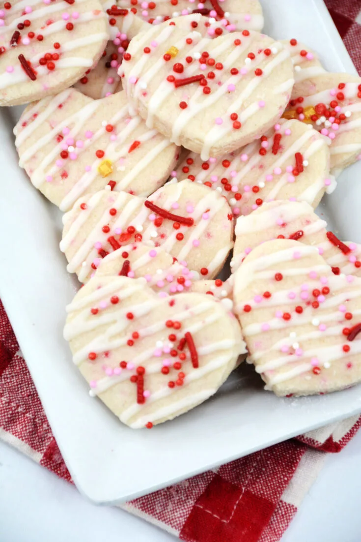 Valentine’s Day Sprinkle Bites Cookies