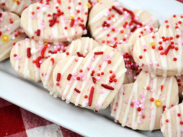 Valentine’s Day Sprinkle Bites Cookies