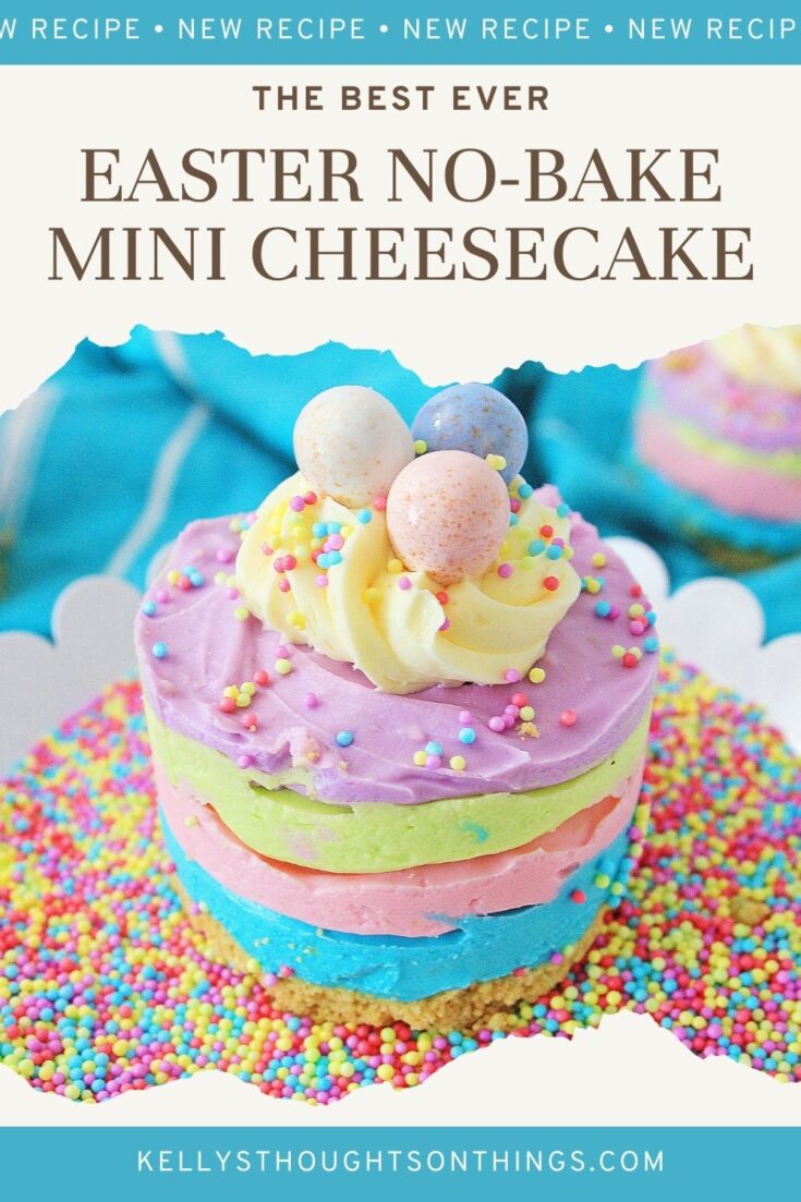 Easter No-Bake Mini Cheesecake