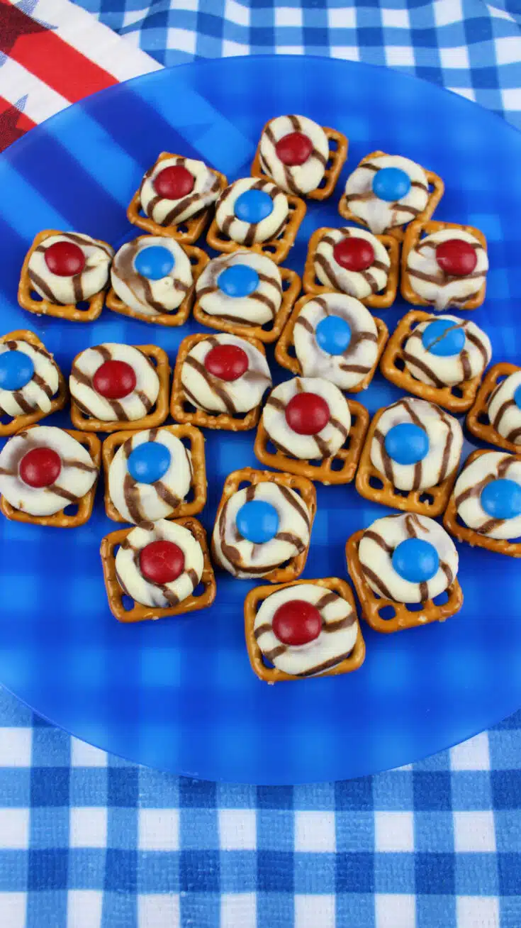 Fun and Delicious Patriotic Pretzel Hugs