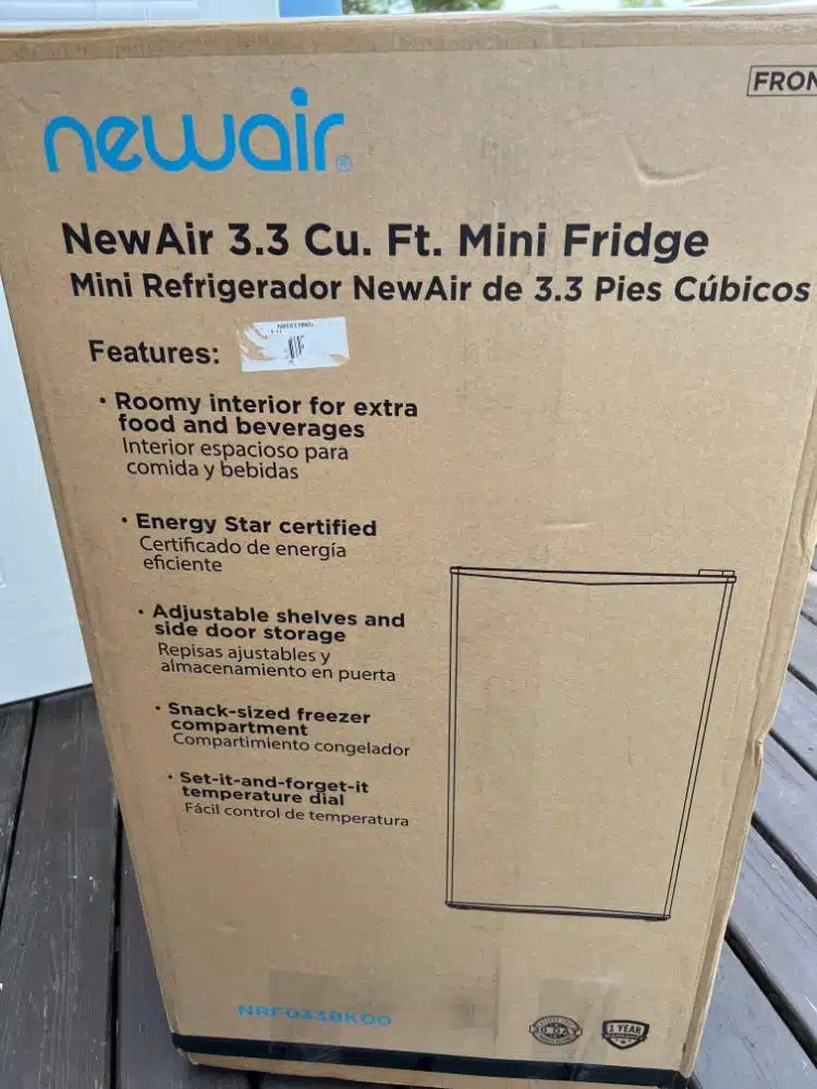 Upgrade Your Personal Digs With The NewAir Mini Fridge (NRF033BK00) Fit For Any Space