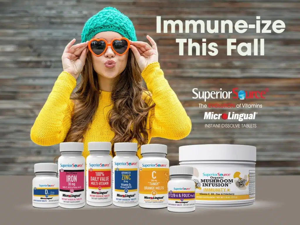 &ldquo;Immune-ize&rdquo; This Fall Season With Superior Source Vitamins In Your Corner