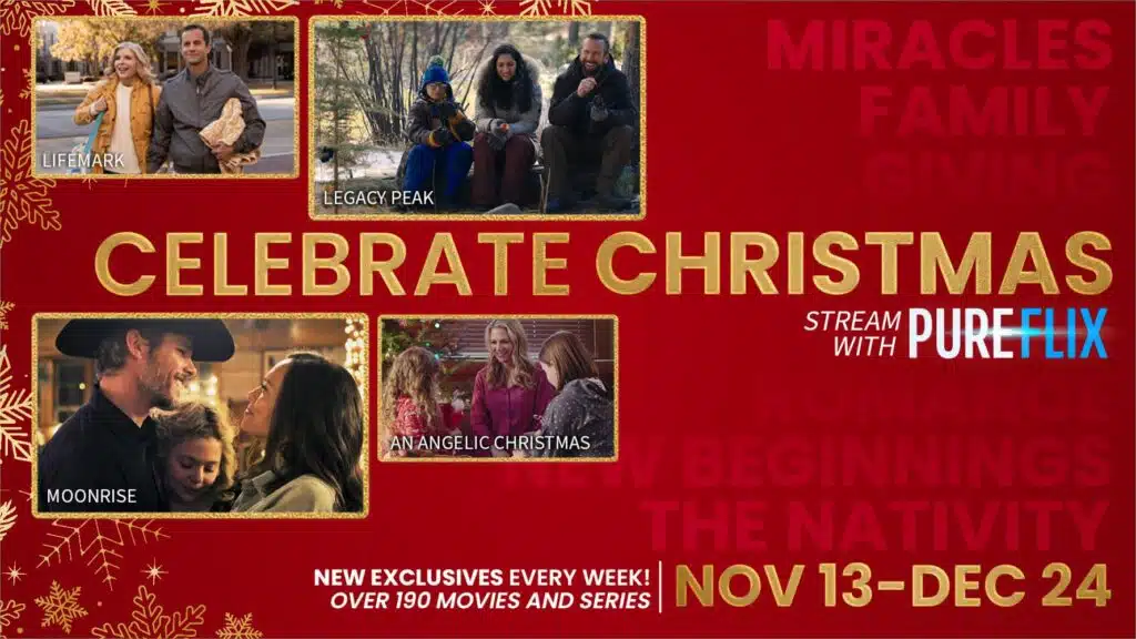 Who's Ready To Celebrate Christmas With Pureflix Featuring New Shows & Movies Every Week #PFChristmasMIN #PureFlixVIPAmbassador #MomentumInfluencerNetwork