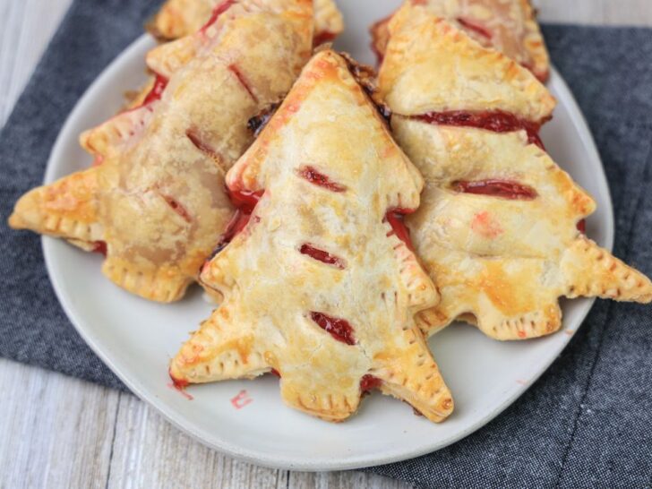 Christmas Tree Cherry Hand Pies Recipe