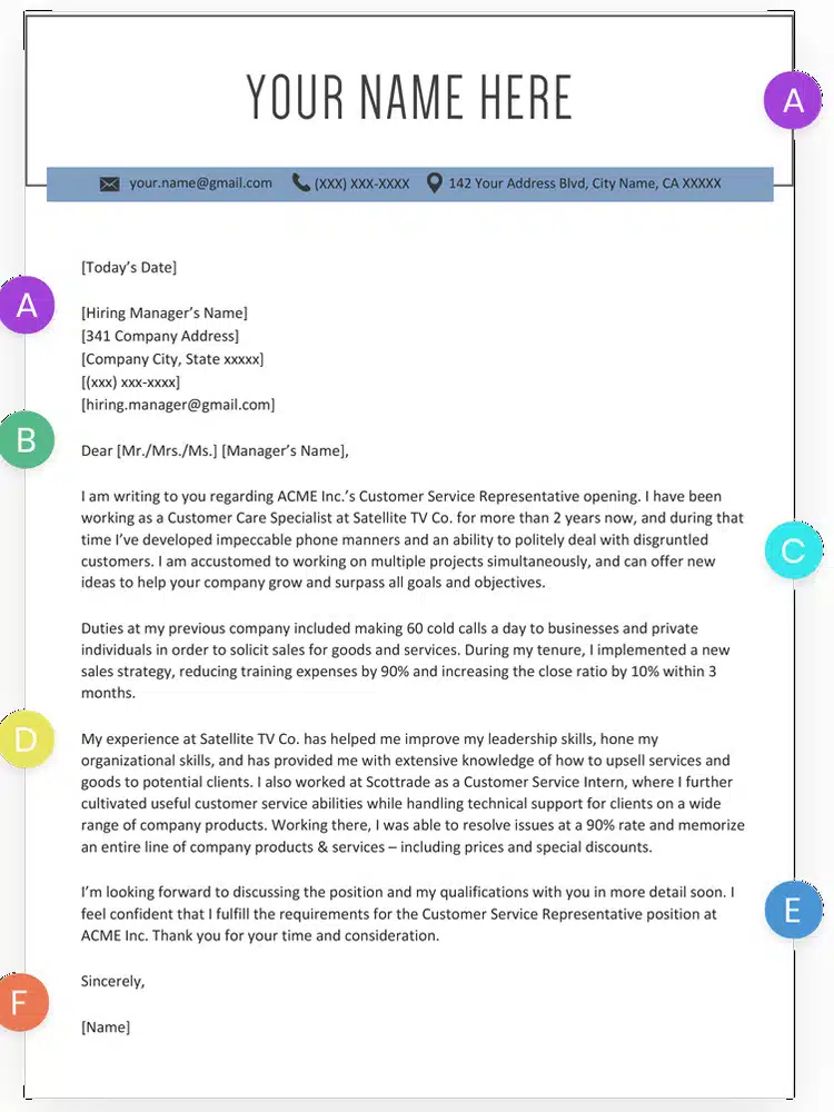 How To Write A Cover Letter For A Resume