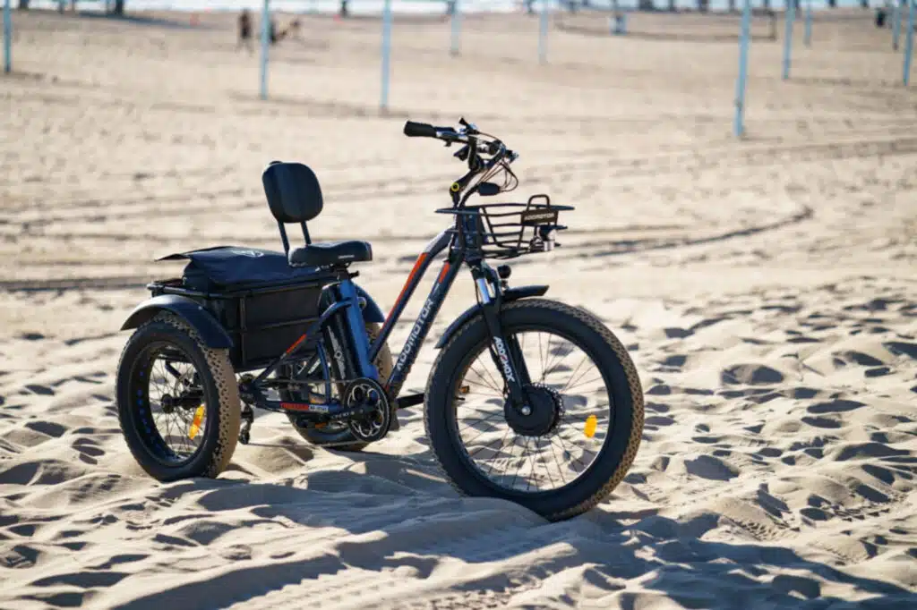 Addmotor's TRIKETAN M-350 Electric Trike - The Best Ride For Your Beach Day Out