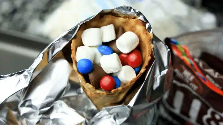 How to Make 4th of July Campfire Cones in 3 Easy Steps