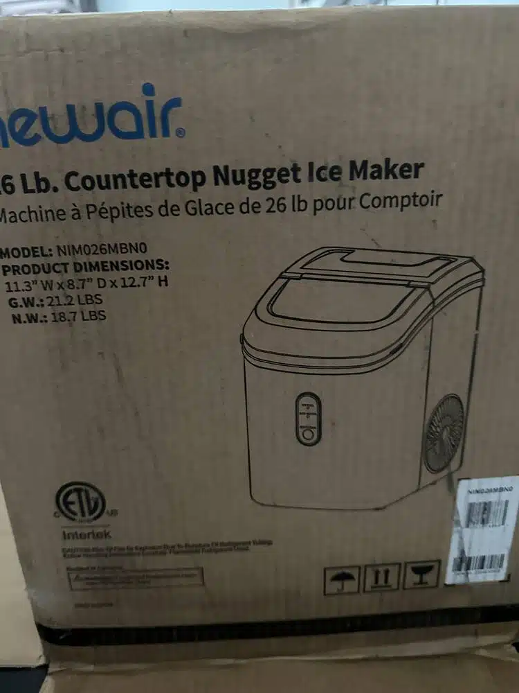 Fulfill Your Convenient Ice Needs With The Newair 26 lbs. Countertop Nugget Ice Maker