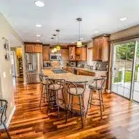 Kitchen Island and Barstools