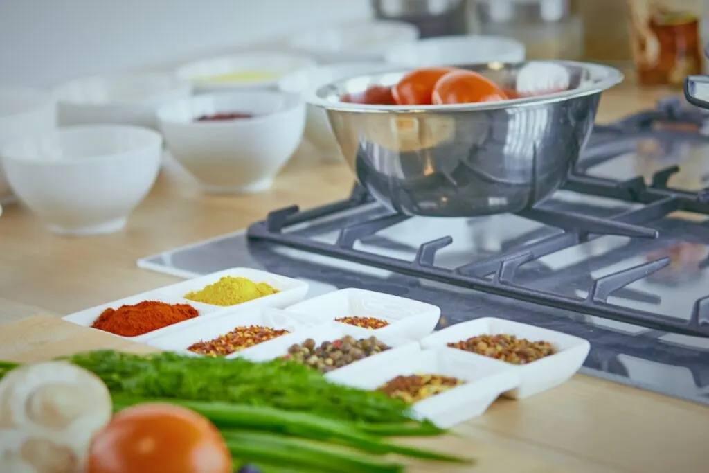 prepping things in advance for meal planning