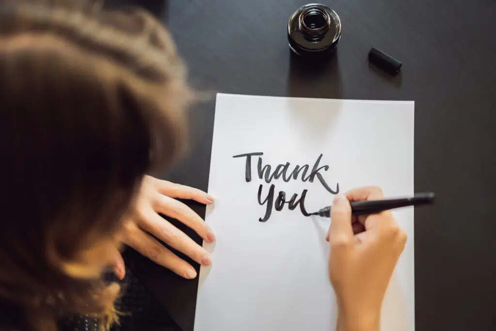 Always Write Thank-You Notes
