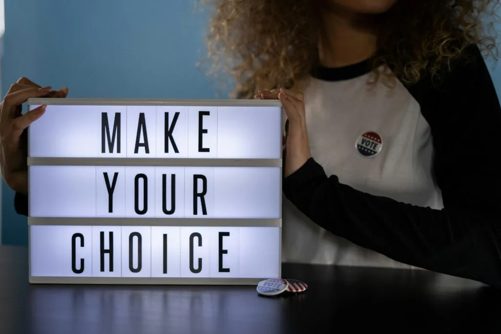 Play a part in democracy and vote