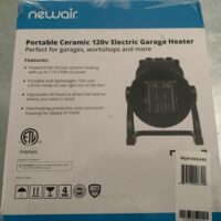 Tackle That Chilly Garage Space With The Newair® Portable Ceramic Electric Garage Heater (120V)